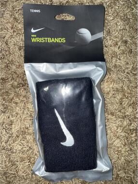Nike Unisex Double Wide Tennis Brown Wristbands Nadal/Federer/Alcaraz